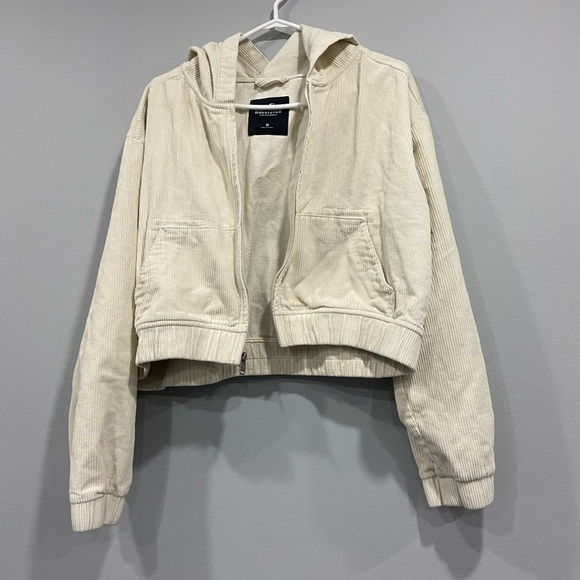 Hooded corduroy light jacket - Picture 4 of 6